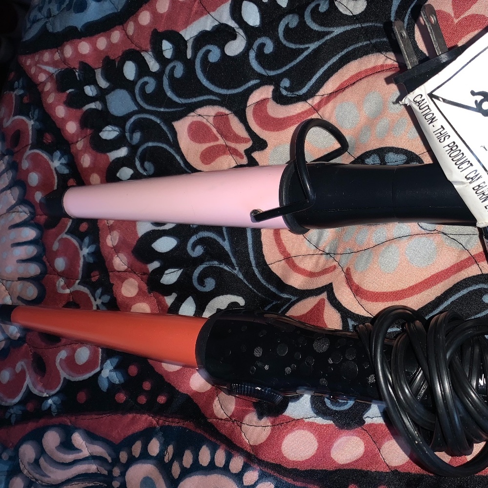TWO Wand Curling Irons